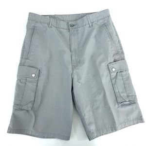 Levi’s Size 34 Gray Cargo Shorts I-03